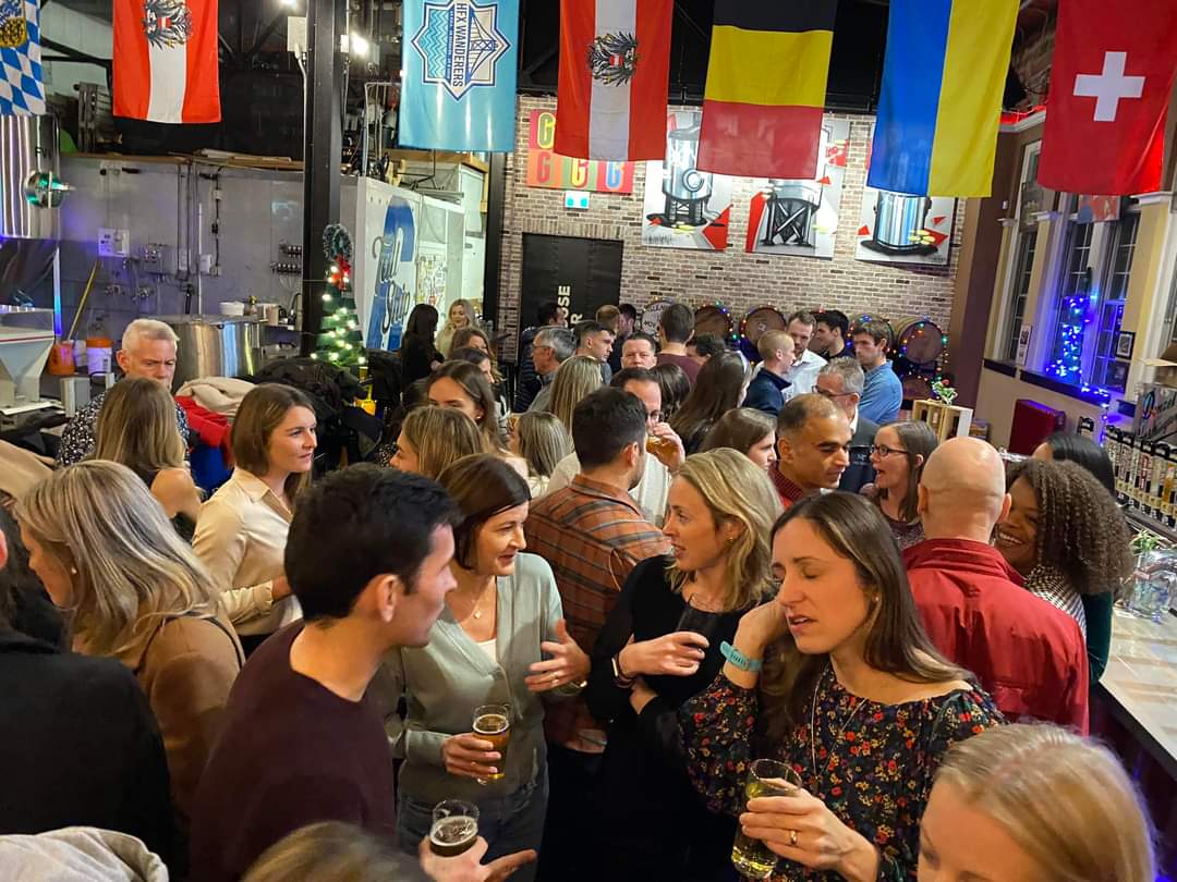 Celebrating a good year of big goals and races with great people <a href="/GarrisonBrewing/">Garrison Brewing Co.</a>