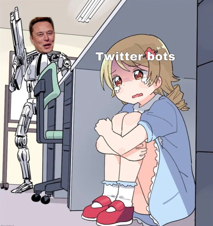 ottofried's tweet photo. @elonmusk Incoming: #BotApocalypse https://t.co/zT9vp57WsW