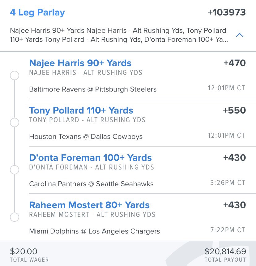 Free Twitter play of the day!  If it hits I will give away $5,000.  Must like and RT.  LETS GO!! #gamblingtwitter