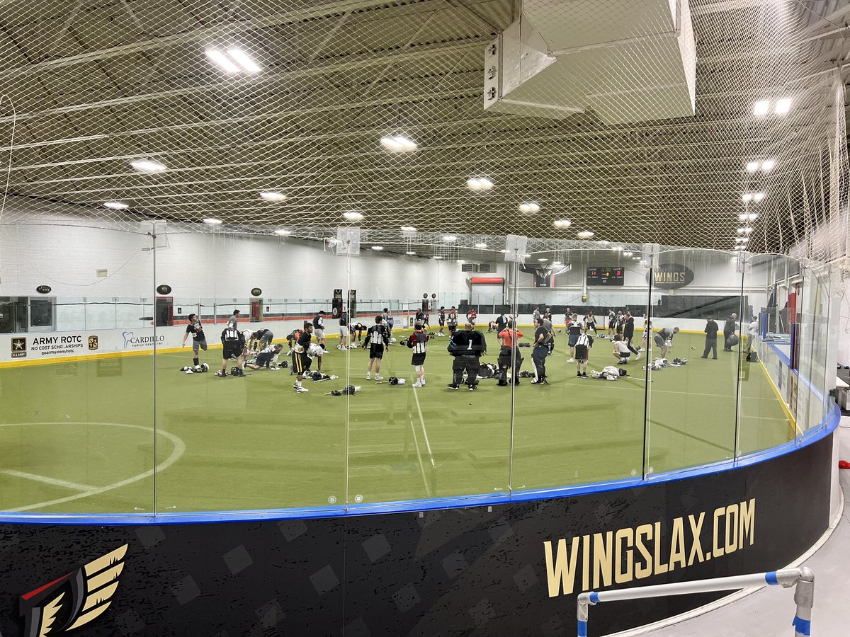 Stretching out after practice