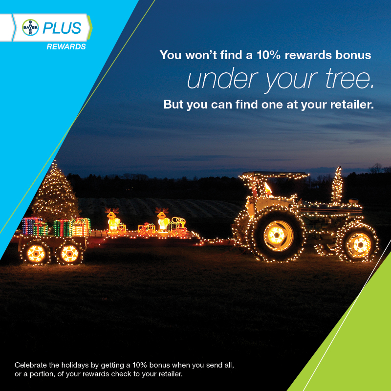 BayerCropProUS's tweet photo. #LoyaltyRewards might not be under your tree this year, but we might know a thing or two about where you can find itβ¦. π
ππ
https://t.co/ROWN87yqod
#BayerPLUS https://t.co/eJbew5vnXM