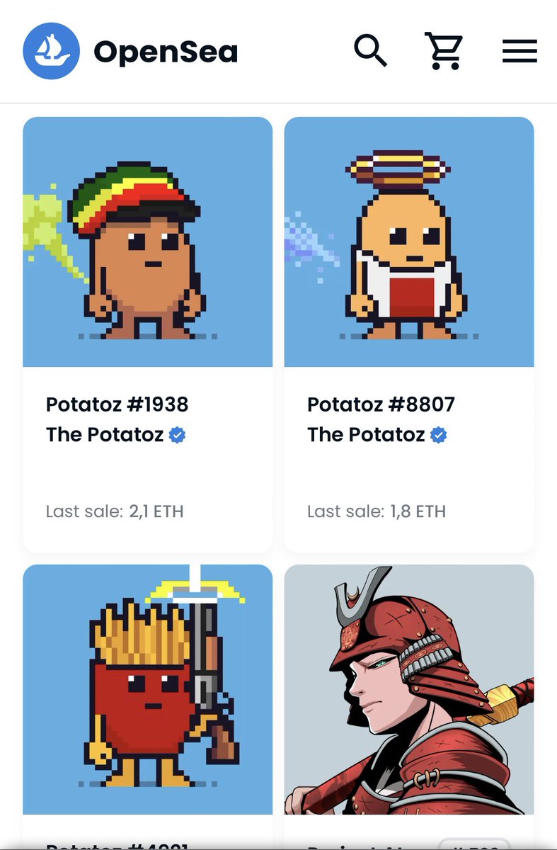 Btw today i bought my 3th Rasta potato 🥔🌿 iam in love with him <a href="/nftmemeIand/">Potatoz By Memeland</a>