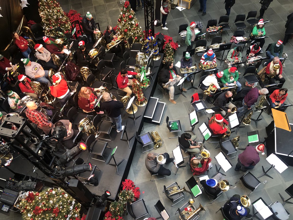 jellybell's tweet photo. It’s Tuba Christmas! I’m here with @Cath_ken https://t.co/rmGIpjQsZE
