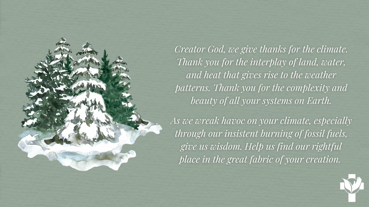 On this third Sunday of #Advent, we pray to God our Creator for wisdom. As we face the climate crisis, help us find our rightful place in the great fabric of your Creation. 

How are you living #LaudatoSi this Advent? #EcoCatholic