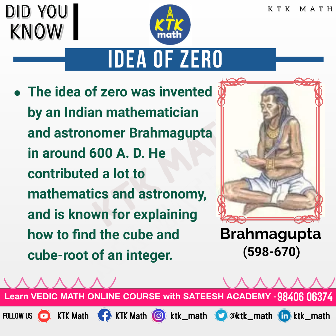 tn_examprep's tweet photo. #Idea of #zero #Indian #Mathematician #Brahmagupta 
Get to know abt him now.. 

#Patterns #Numberpatterns #math #ktkmath #learnfromhome #onlinecourse #onlineclass #Maths #mathsisfun #mathskills #numbermagic #symbols #inventions #numbers #typesofnumbers https://t.co/774kI7WfB0