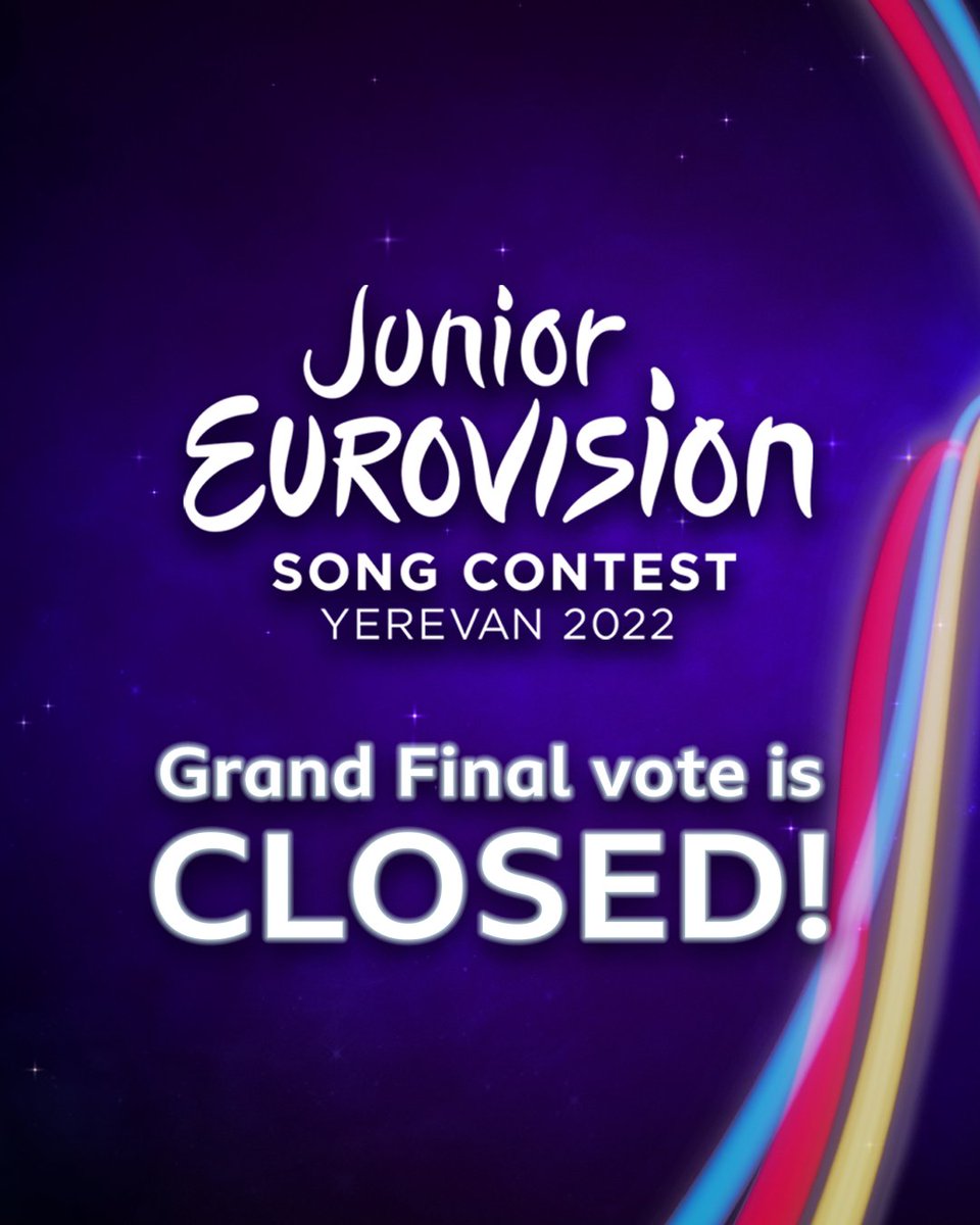 Thank you for all your votes, good luck to all the contestants 🫶🏽 #JESC2022