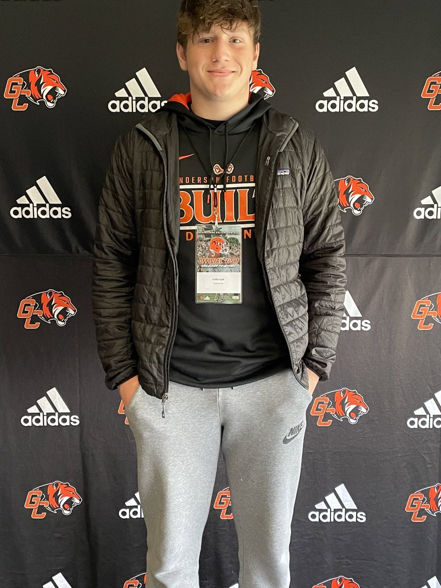 Griffin Scalf (@griffinscalf) on Twitter photo Thank you at <a href="/Gtown_Football/">Georgetown College Football</a> and <a href="/GtownCoachO/">Chris Oliver</a> and <a href="/JohnPerin/">John Perin</a> for the visit and amazing hospitality. I had a great time at Georgetown College.
<a href="/CoachEvanDreyer/">Evan Dreyer</a> <a href="/_AHS_Football/">Anderson Football</a> Thank you at <a href="/Gtown_Football/">Georgetown College Football</a> and <a href="/GtownCoachO/">Chris Oliver</a> and <a href="/JohnPerin/">John Perin</a> for the visit and amazing hospitality. I had a great time at Georgetown College.
<a href="/CoachEvanDreyer/">Evan Dreyer</a> <a href="/_AHS_Football/">Anderson Football</a>