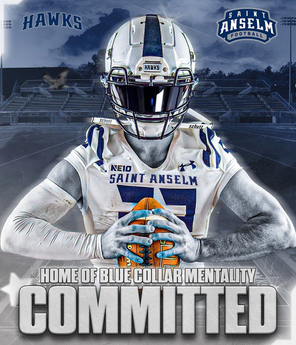 Excited to be a Hawk!
<a href="/STAHawksFB/">Saint Anselm Football 🏈 #BCM</a> <a href="/CoachJoeAdam/">𝐉𝐨𝐞 𝐀𝐝𝐚𝐦 𝐇𝐁𝐂</a> <a href="/Cbradley2218/">Curt Bradley</a> <a href="/BradenRiverFTBL/">Braden River Football</a>