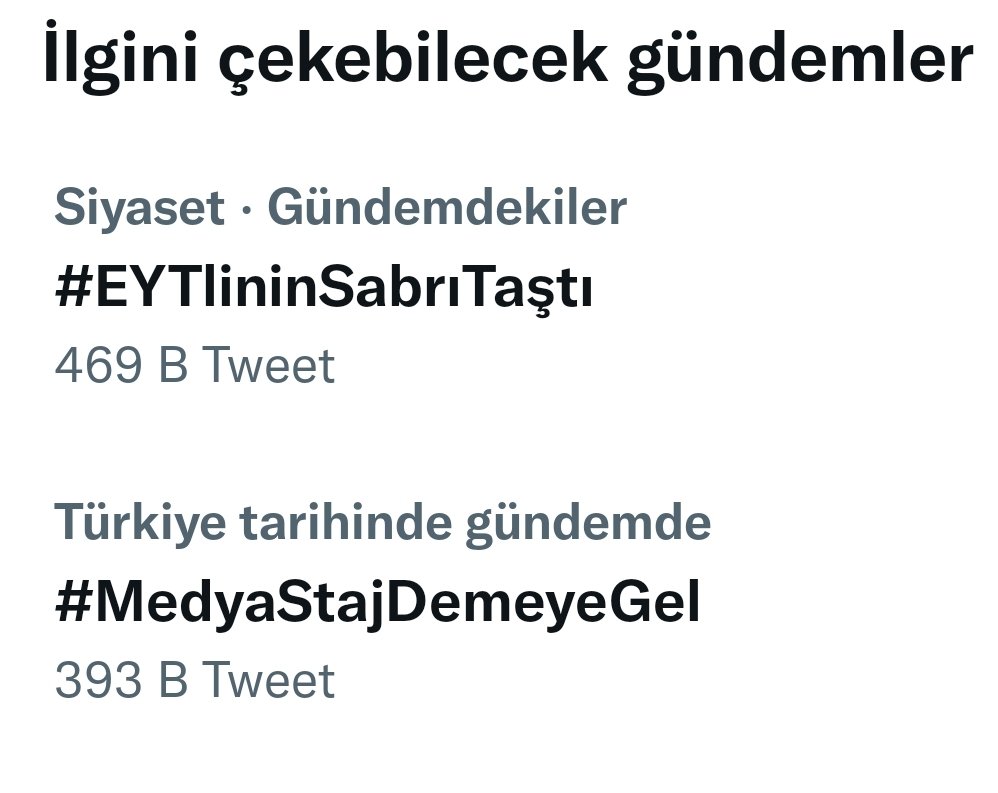 Vay vay vay
Gördünüzmü 
Sayın;
<a href="/RTErdogan/">Recep Tayyip Erdoğan</a>
<a href="/vedatbilgn/">Vedat Bilgin</a>
<a href="/NureddinNebati/">Dr.Nureddin NEBATİ🇹🇷</a>
<a href="/dbdevletbahceli/">Devlet Bahçeli</a>
<a href="/fuatoktay/">Fuat Oktay</a>
<a href="/kilicdarogluk/">Kemal Kılıçdaroğlu</a>
<a href="/meral_aksener/">Meral Akşener</a>
İyi bakın lütfen bu toplukuk parti kurarsa 
<a href="/gonulborann/">Gönül Boran Özüpak</a>
Aday olursa es kaza seçim kazanır EYT liler ve staj mağdurlari !!!!!
#EYTlininSabrıTaştı