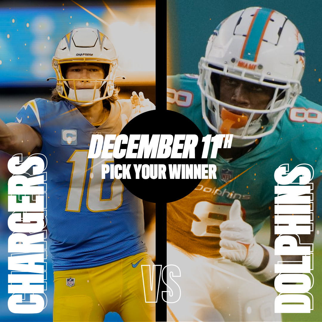 Consider yourself an #NFL expert? Tell us who is going to win this round 👀 👇 <a href="/MiamiDolphins/">Miami Dolphins</a> or @Chargers?