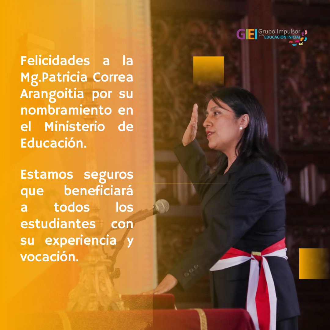 giei_de's tweet photo. Nos llena de alegría y esperanza que @correapatricia conozca la importante tarea de una docente del nivel inicial, porque en la primera infancia se sientan las bases del bienestar y desarrollo humano. Esperamos su apoyo en beneficio de los ciudadanos más pequeños. @MineduPeru https://t.co/aw5Ub25RJY