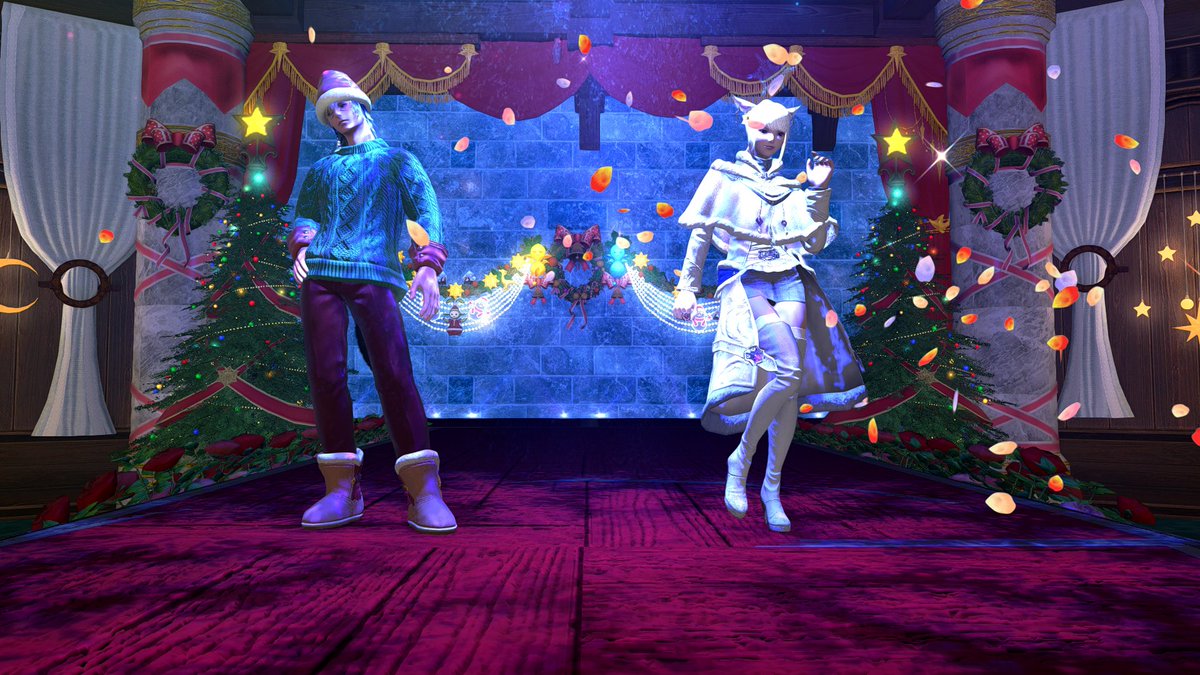 knights_pluto's tweet photo. 🌟CONGRATULATIONS🌟are in order for our first ever ❄️👑Yule King and Queen - Jeon Wonwoo and Nyx Syzygy👑❄️. 🎉What a fabulously frosty night!🎉 #FFXIV #finalfantasyxiv #ffxivvenue #venues #fc #freecompany #lgbt #gaymer https://t.co/OtbuWtynbP