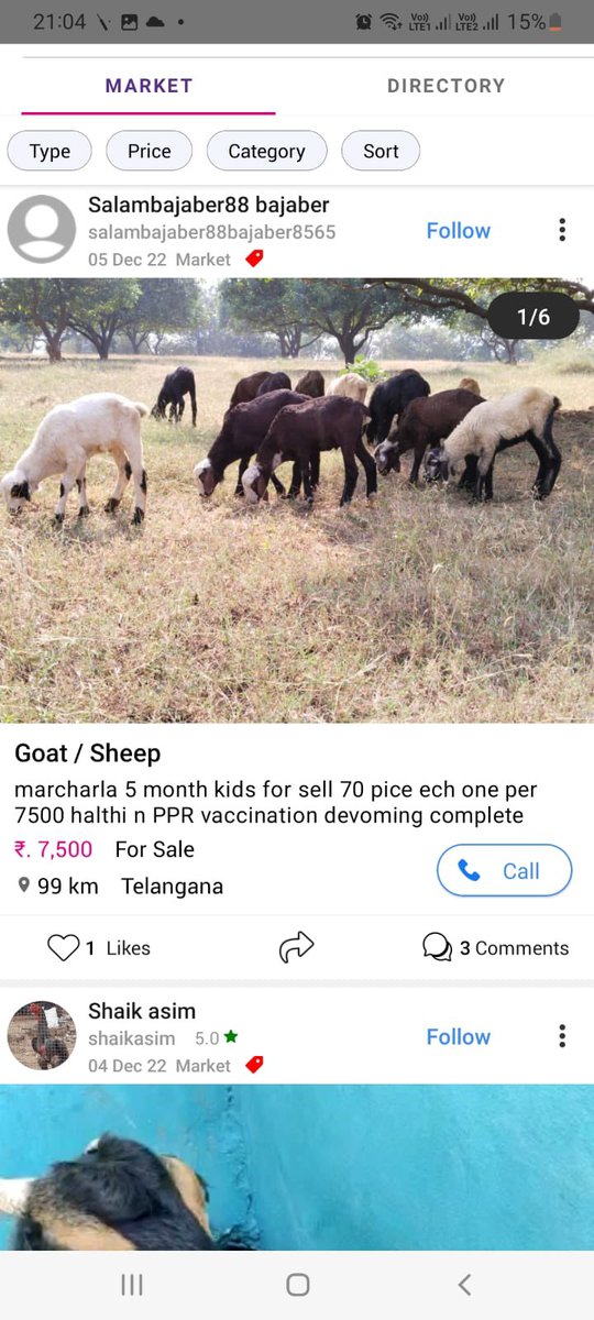 CallkisanApp's tweet photo. Buy/ Sell directly from Farmers across Rural India. Download Callkisan App Today.https://t.co/X2a81jquyV
#callkisanapp
 @vcofficebhu @parveenkaswan @nstomar  #RBK @iffcobazar @agrigol @telanganacmo 
#animalhusbandry #ruralindia #omnivorepartners #markkahn #india 
#indianfarmers https://t.co/KdUifhRRxD