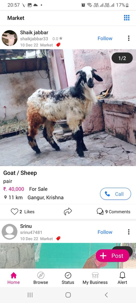 CallkisanApp's tweet photo. Buy/ Sell directly from Farmers across Rural India. Download Callkisan App Today.https://t.co/X2a81jquyV
#callkisanapp
 @vcofficebhu @parveenkaswan @nstomar  #RBK @iffcobazar @agrigol @telanganacmo 
#animalhusbandry #ruralindia #omnivorepartners #markkahn #india 
#indianfarmers https://t.co/KdUifhRRxD
