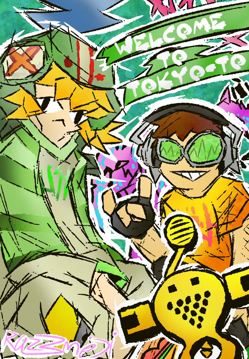 razzmeji's tweet photo. FUNKY RHYTHM COMIN AT YA

#JETSETRADIO #JSR https://t.co/77rTP6e6Sz