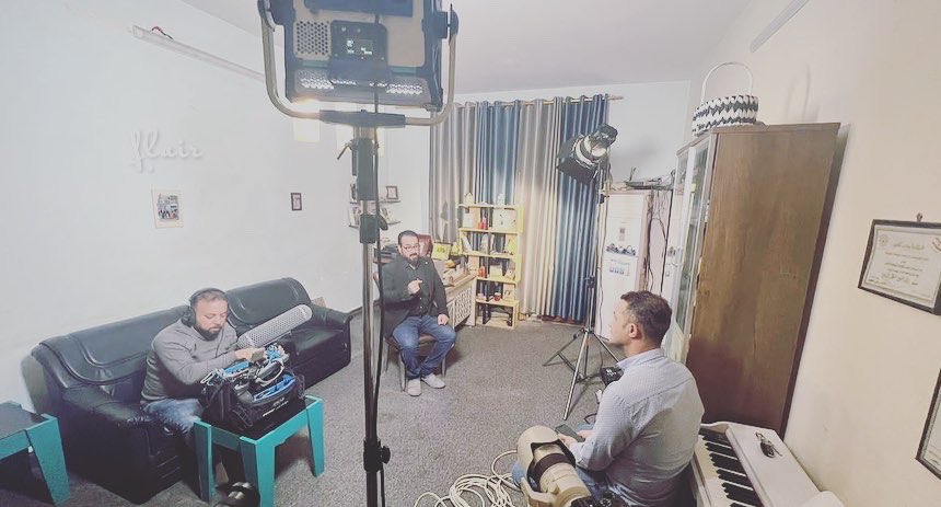 flairmc's tweet photo. A #documentary for @aljazeera Arabic,

#producedby : Flair Media,

.
.
.
#production #film #filming #documentaryphotography #iraq #baghdad #interview #tv #channel #sony #equipment https://t.co/v8EuTpZqt6
