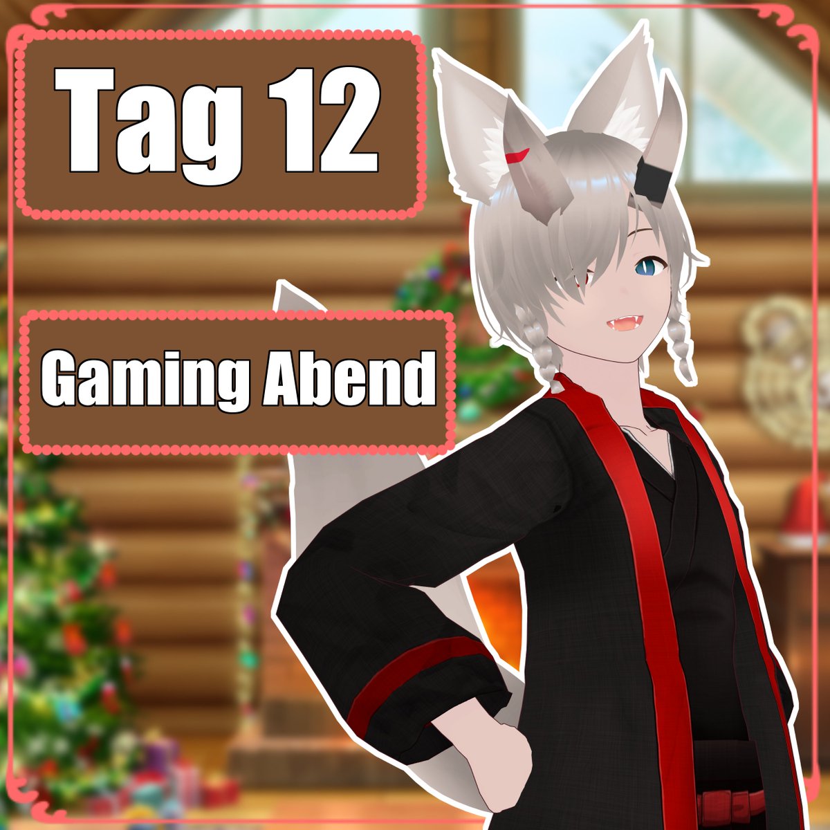 vtality_group's tweet photo. Morgen öffnet die zwölfte Tür mit @JokaAgami  
Kommt bei ihm vorbei und freut euch auf einem gemütlichen Gaming Abend mit dem Fuchsdämon. https://t.co/v3cZ2BHcJF