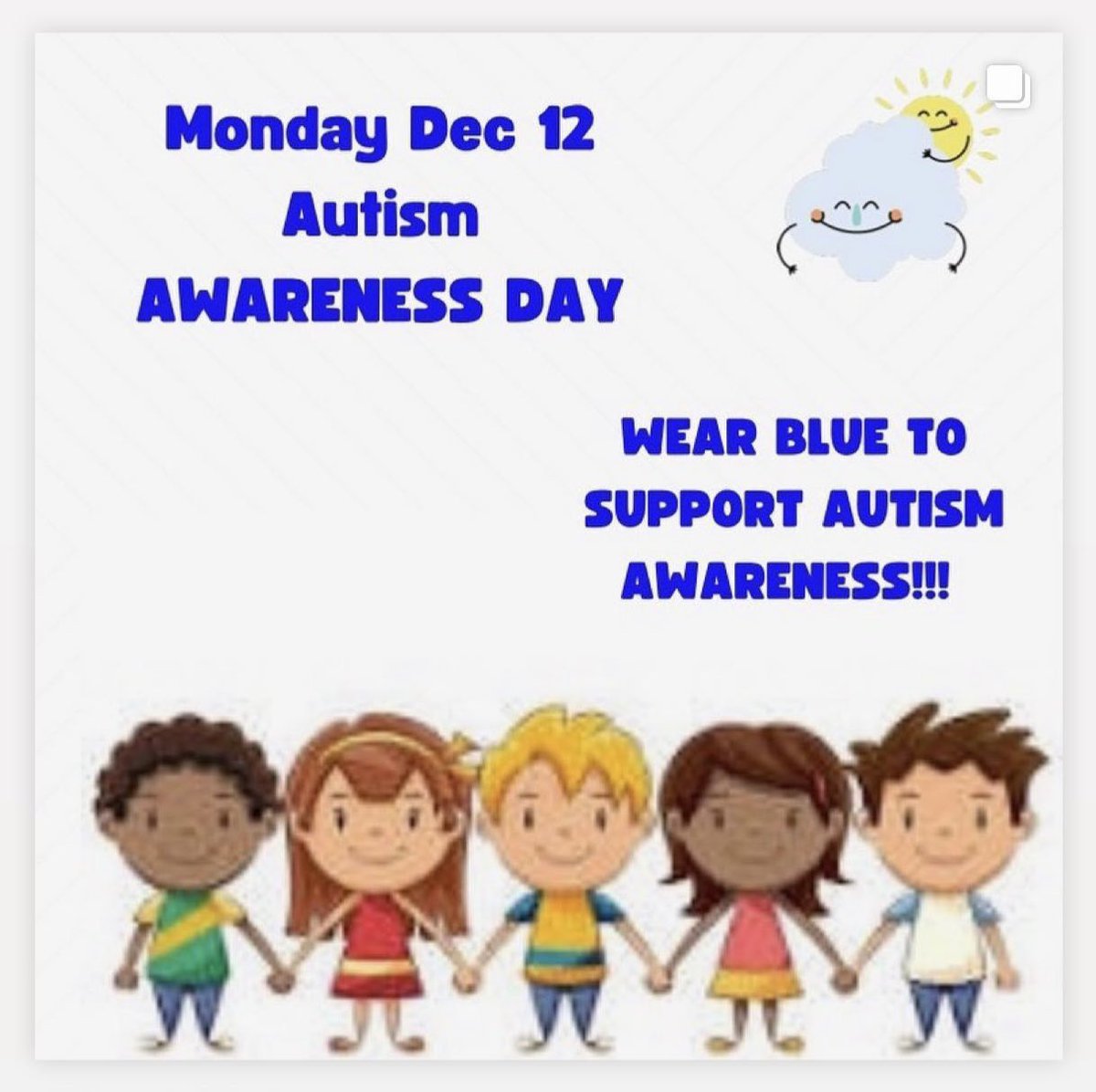 HSHSnews's tweet photo. Our Unified Club is sponsoring disability awareness week next week! Be sure to wear your BLUE on Monday to support Autism Awareness!! https://t.co/r4SgHWLWDp