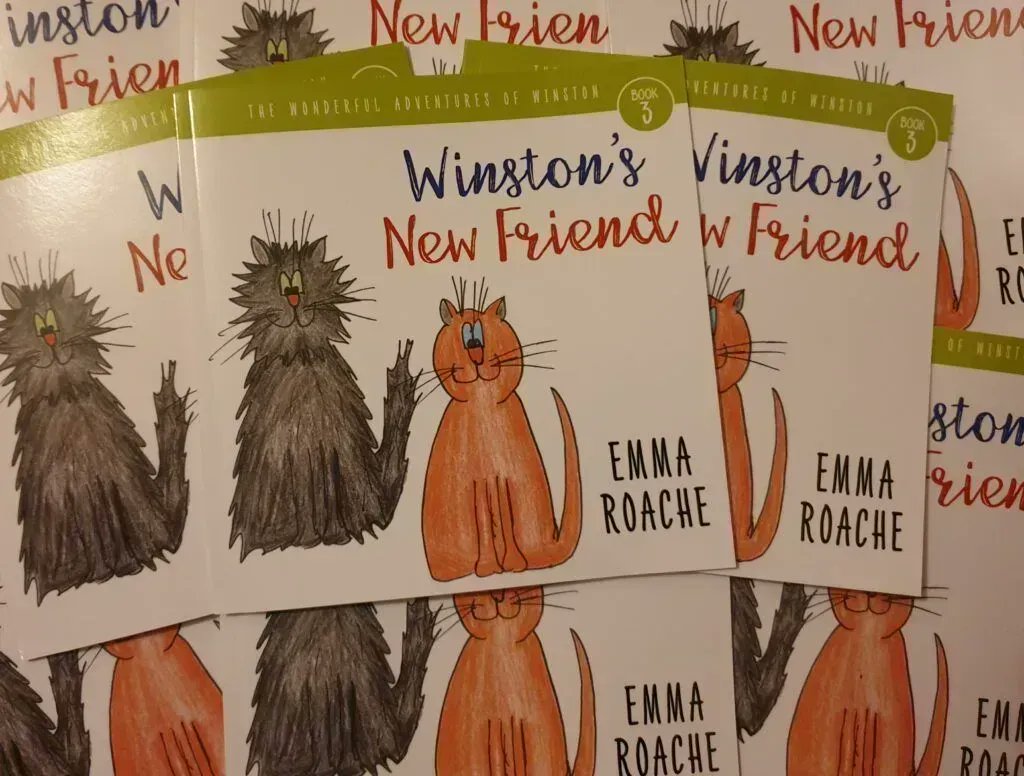 Winston_Man_Cat's tweet photo. If you have a little one who sometimes feels a bit nervous about meeting new people, “My third book is all about meeting new people, who become friends and how scary it can be to begin with, but it generally works out ok!” https://t.co/Aqo5IcU9YC https://t.co/IqpvGa4ikh