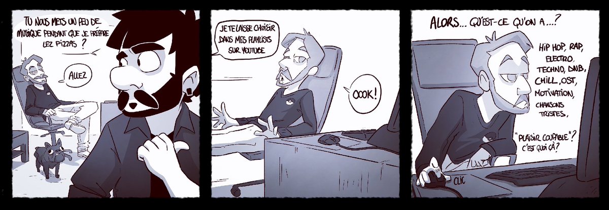Flo__rib's tweet photo. #bd #bandedessinee #bandedessinée #strip #comics #comic #comicstrip #comicstrips #comicsart #cartoon #guiltypleasure #music #playlist #musicplaylist #florib 
🇬🇧⬇️ https://t.co/mvbDiw4haP