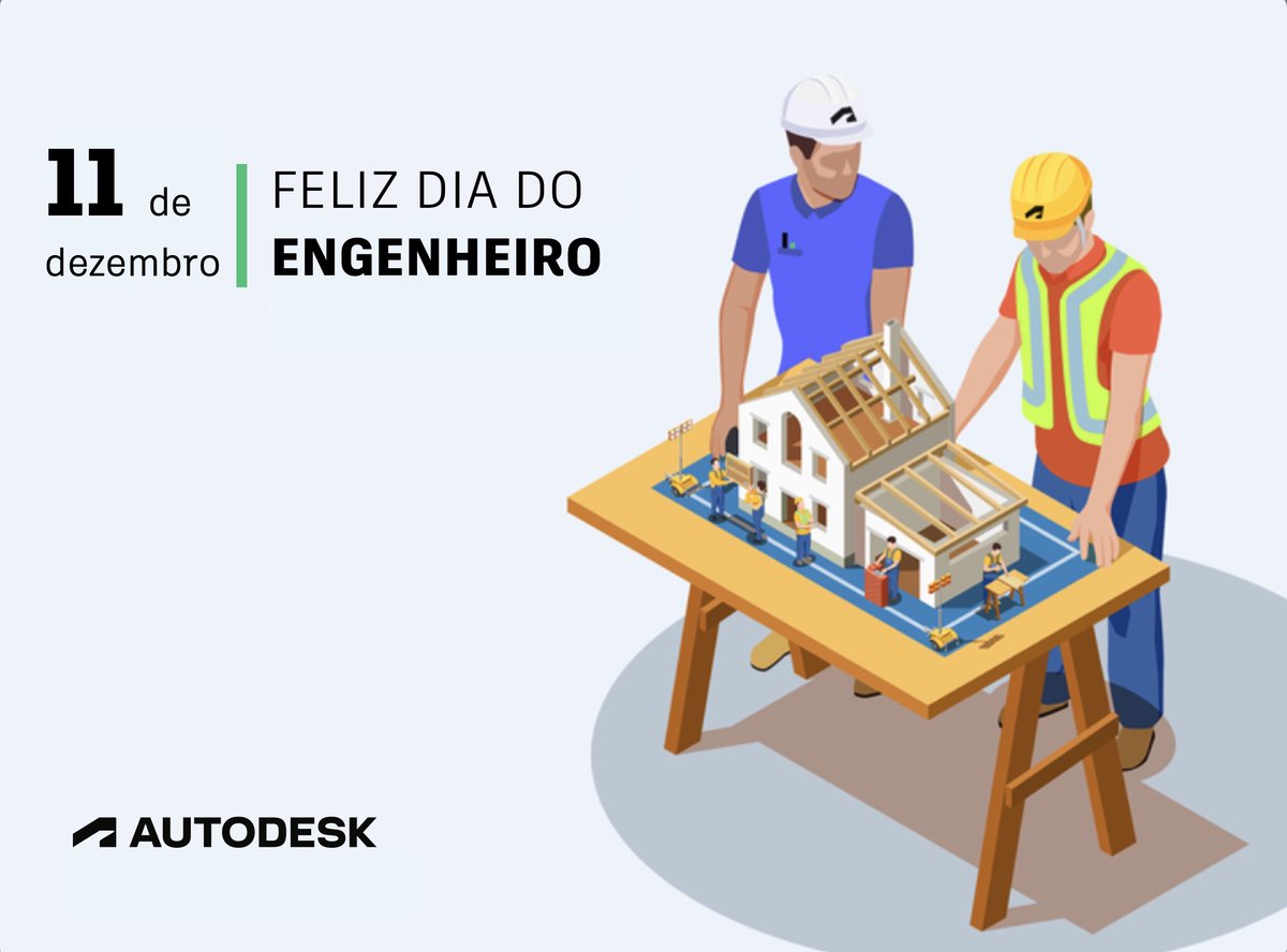 A todos os engenheiros do Brasil, nosso parabéns pelo dia de hoje!