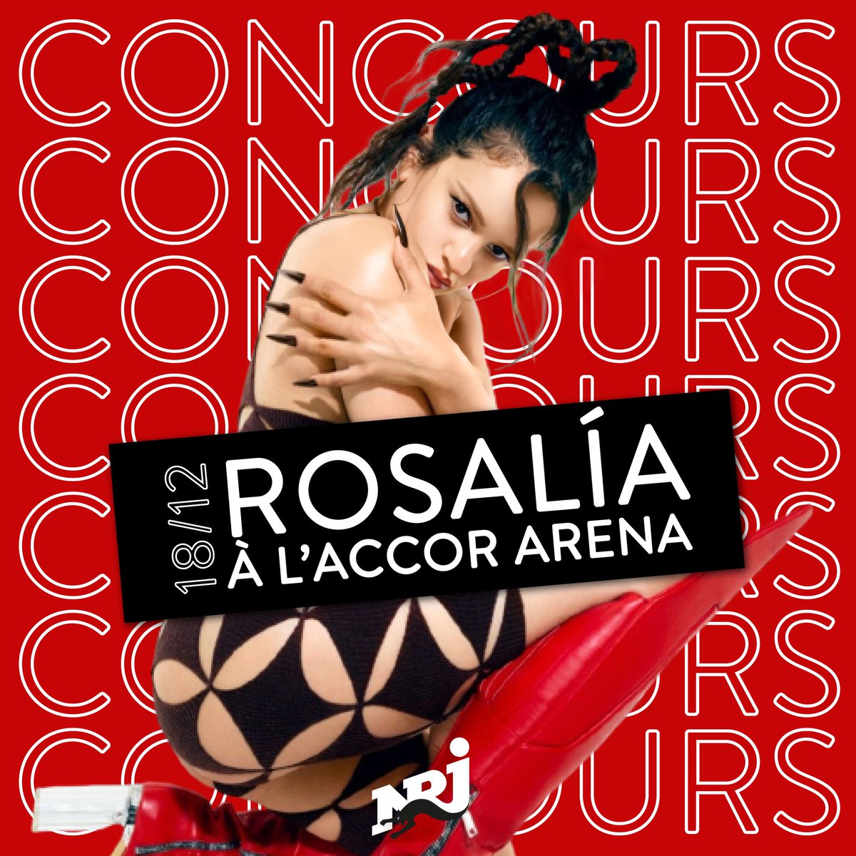 On vous offre VOS PLACES pour le concert de @rosalia à Paris 🇫🇷 Pour participer : 🌟 Abonnez-vous à @nrjhitmusiconly 🌟 Likez & Retweetez ce tweet Bonne chance ! Et RDV le 18/12 🤞
