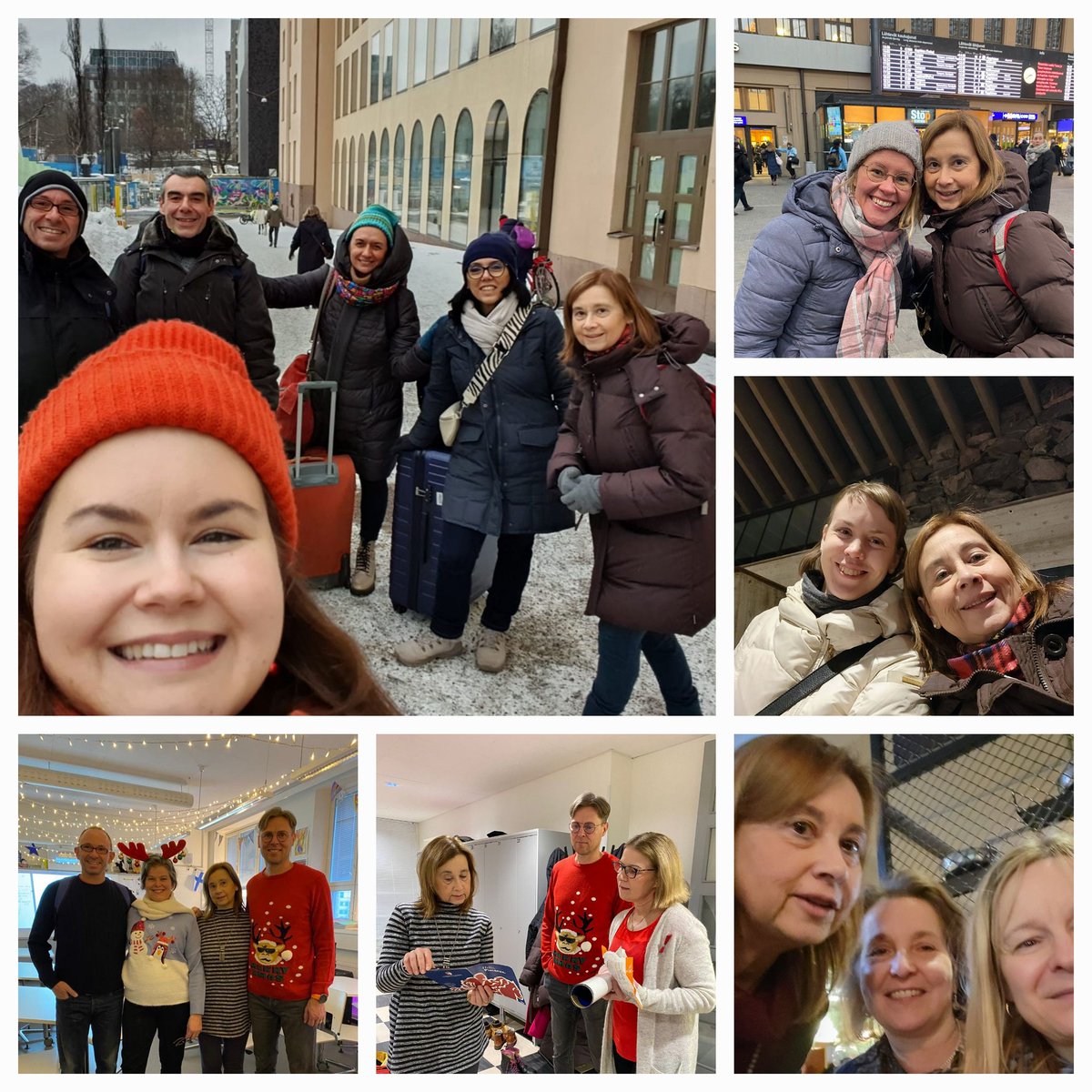 Meme_csg's tweet photo. 1 week ago my colleagues and I were coming home after job shadowing in Vaasa, Finland. Meeting old&amp;new friends, experiencing music and STEAM approaches, family life and magic Xmas atmosphere. Thanks 4ever! @ErasmusPlusInd @Erasmus_Project #onkilahden #casaroli #vaasaschooloffice https://t.co/tb1rfWfxrb