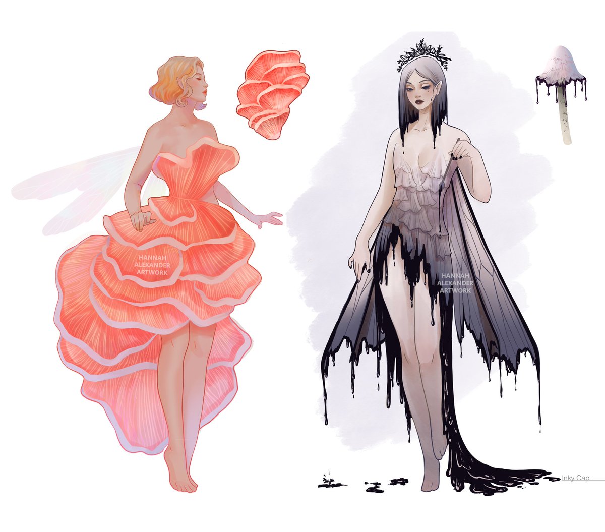 HannahArtwork's tweet photo. Made these earlier this year! Kinda giving me #wenclair vibes?  #artistsontwitter https://t.co/bC9m3oCKN7