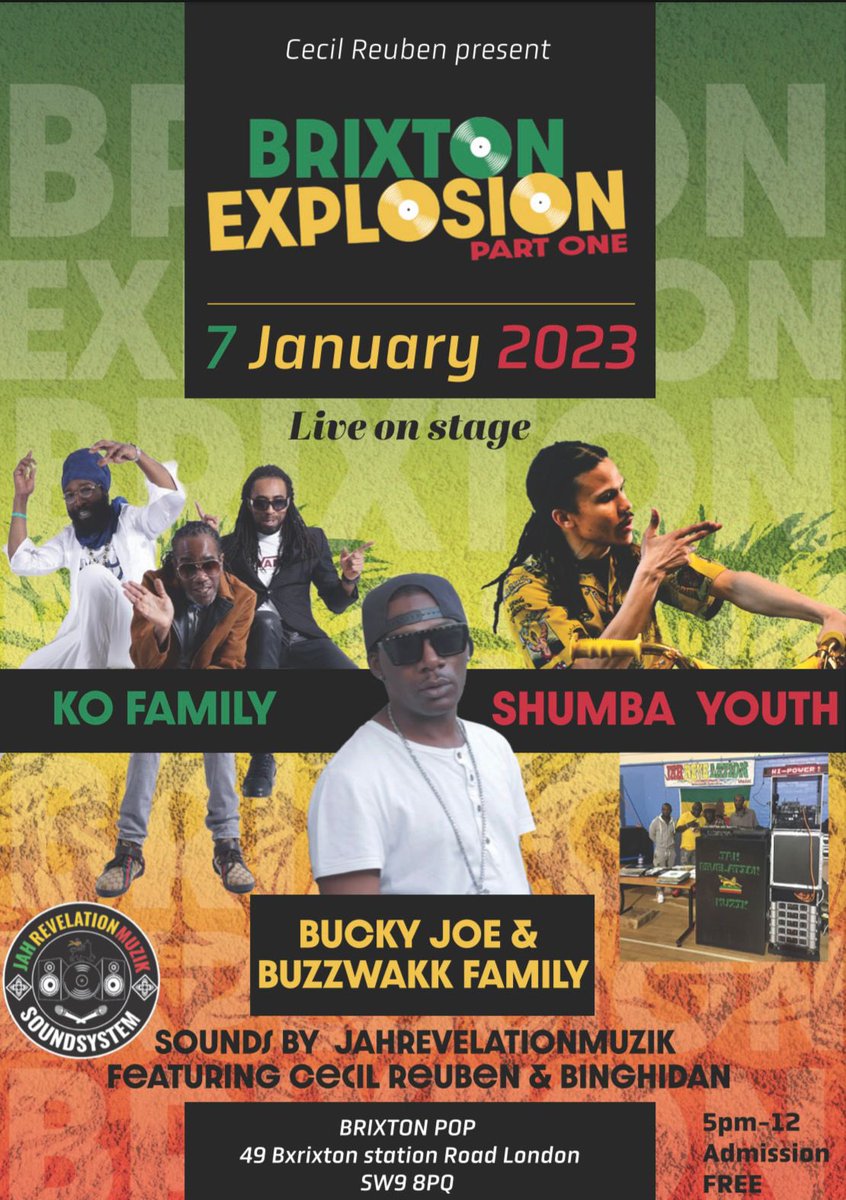 Free event at PopBrixton 07/04/23