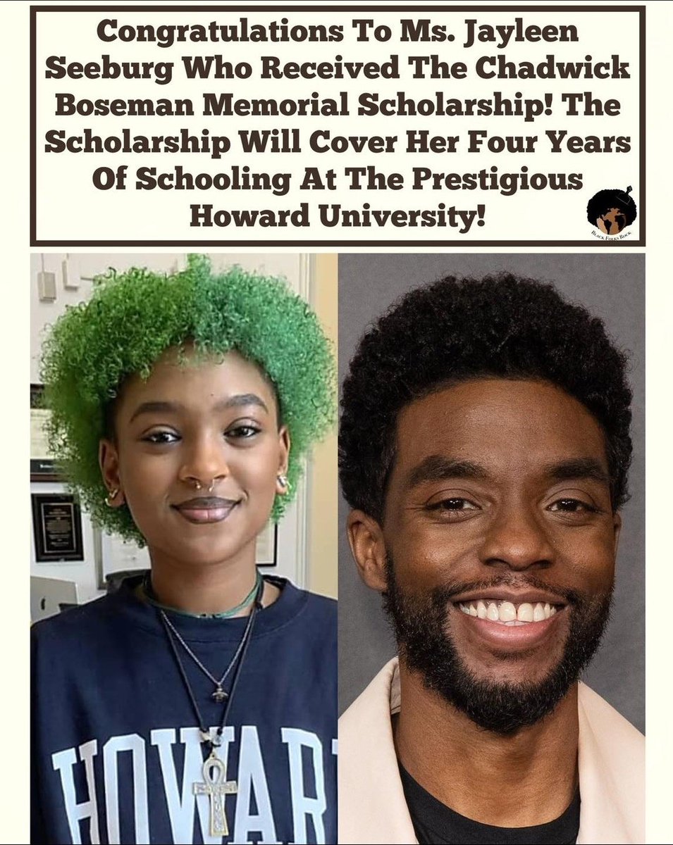 I've said all I'm say today to these fake fans, Anti-TChalla and Anti-Recasters, they wouldn't recognize a trash film if it scratched their face. Lastly let's congratulate Ms. Jayleen Seeburg for receiving the Chadwick Boseman Memorial Scholarship. https://t.co/HYkDKUyxXm