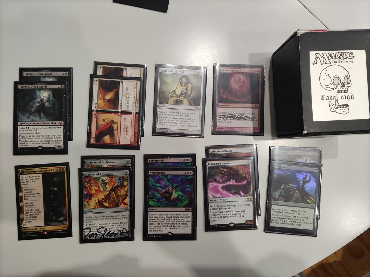 AndreaZuffa's tweet photo. Day 1 8-1 and day 2 10-5 for 27th place at lms Barcellona.
Thanks to @Il_Livellatore for the list and  help with the sideboard. https://t.co/vRHIZJCLyi