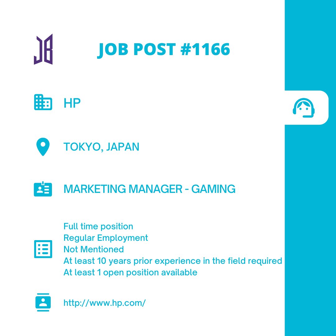 BTSARMYJobBoard's tweet photo. #BAJBJapan
TOKYO, JAPAN
https://t.co/xY3uKkkTMa
#BAJBMarketing
ARMYs, kindly contact the job poster / hiring party directly for more information. π
Good luck! π https://t.co/9MMii3EYFN