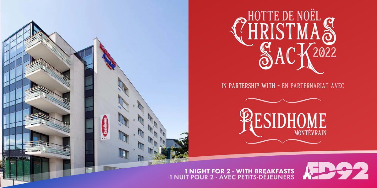 ED92Magic's tweet image. 🎁 For our 3rd amazing Prize 🏆 you could win a one night stay (for two) with breakfast care of RESIDHOME

Enter by:
1️⃣ Follow us &amp;amp; like this post. 
2️⃣ RT this post 
3️⃣ Bonus entries by mentioning friends

A winner will be selected at random at 5:30pm 🇬🇧 December 13th