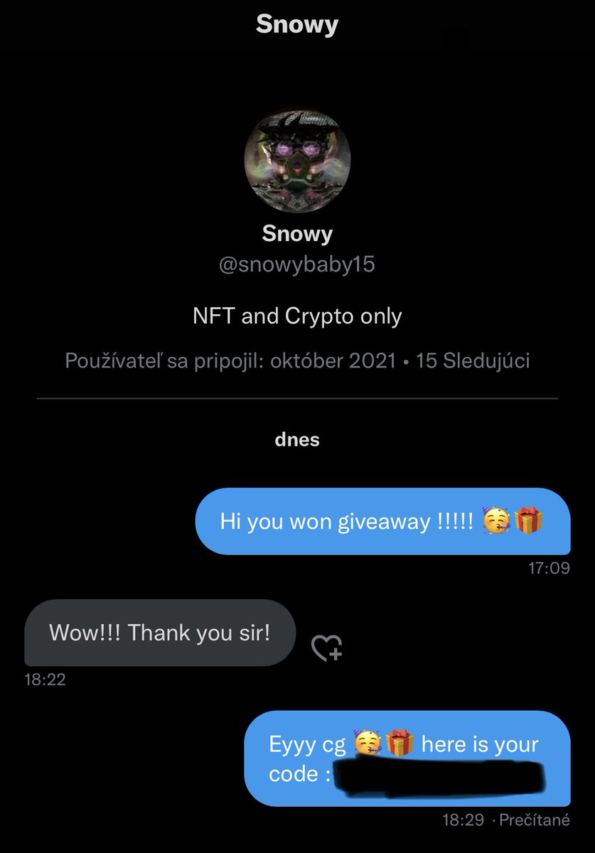 Winner no.3 <a href="/snowybaby15/">Snowy</a> 🥳🎁