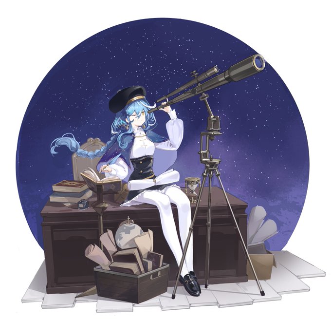 「座る 望遠鏡」のTwitter画像/イラスト(人気順)