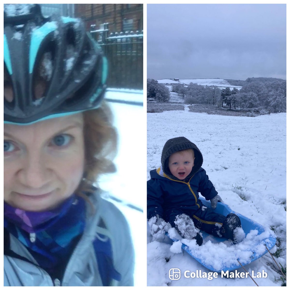STHActiveTravel's tweet photo. Fine. I admit it. A bike was not the best mode of transport this morning. But then even a 2yo could have told you that. #nightshiftcommute #surprisesnow @STHActiveTravel https://t.co/YpWiLKoYY8