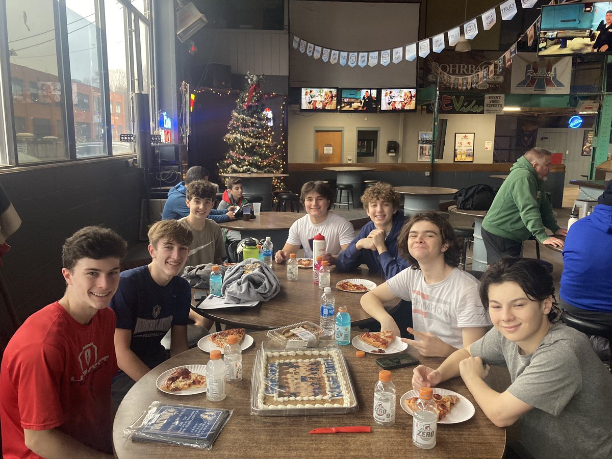 Celebrating a great group of JV Volleyball Lakers today!