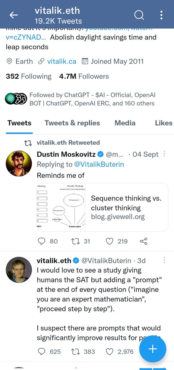@VitalikButerin  actually retweeted it
#GINU $GINU
In @GiveWell_Inu, at least you know some part of your transaction goes to charity ☮️
For the greater good
#proofofgiving