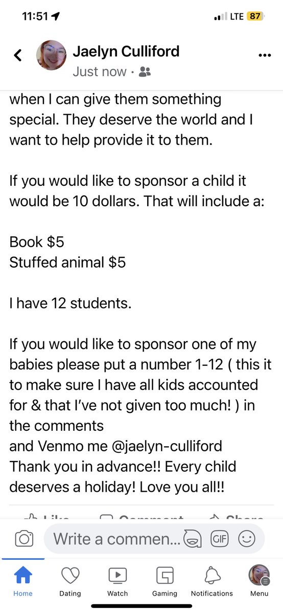 MsCulliford's tweet photo. Hello everyone! It’s that time again! Please read the post and see if you can sponsor one of my students!! https://t.co/4Wsf5WVKaW