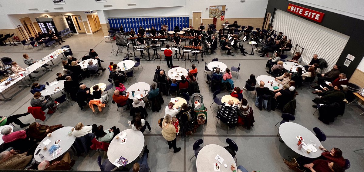 MidlothianPerc's tweet image. Fantastic Christmas Concert from the #MidlothianPercProject this afternoon with our guests, Esk Valley Brass. 
We’ve raised an amazing £900 which will go towards running the Project and buying new equipment.

#MidPercTraining &amp;amp; #MidPercEnsemble