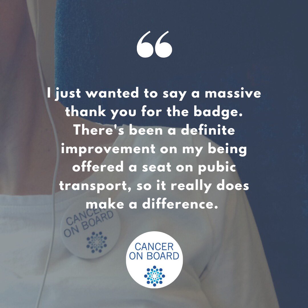 CancerOnBoard's tweet image. We love hearing that our badges have helped. If you have a story you’d like to share, please let us know.