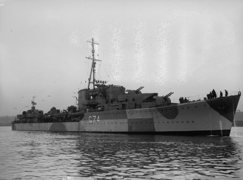 AuthorBwalter's tweet photo. In December 1941, four Allied destroyers, including HMS Sikh and HMS Legion shown here, intercepted and destroyed two Italian light cruisers that were en route to North Africa for no loss to themselves. For more info, see Blue Water War. #BlueWaterWar #WWII #CasemateUK https://t.co/WssgyBlBwL