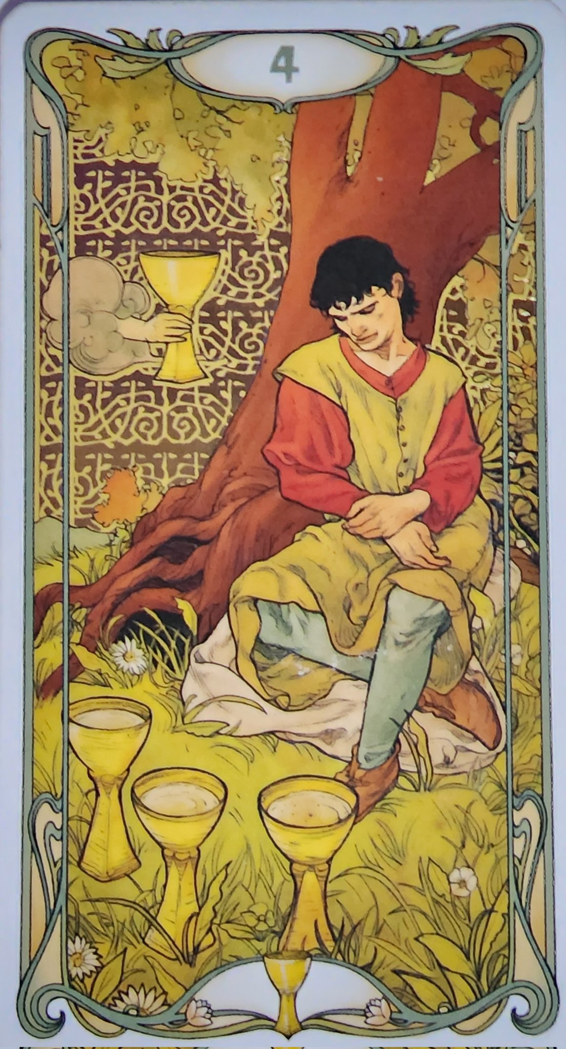 Golden Art nouveau Tarot галерея