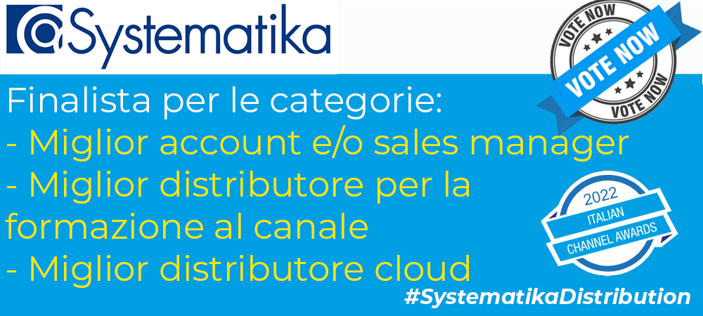 Siamo in finale!
Grazie a tutti per le nominations!
Adesso ci serve un ultimo sforzo da parte vostra!!
#SystematikaDistributionItalia #SysteAcademy #SystematikaDistribution
<a href="/SystematikaITA/">Systematika Distribution</a> <a href="/SysteAcademy/">Systematika.Academy</a> #Magazzinierre
bit.ly/3euuWbU