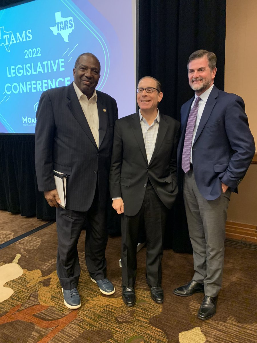 Day 2 of our TAMS/TARS/MC Legislative Conference. Who better to kick it off than @evanasmith. Our 2 panelists, @CreightonForTX & @SenRoyceWest, fielded tough questions superbly and with a spirit of collegiality. Such a great session! @tars_tarsed @MoakCasey