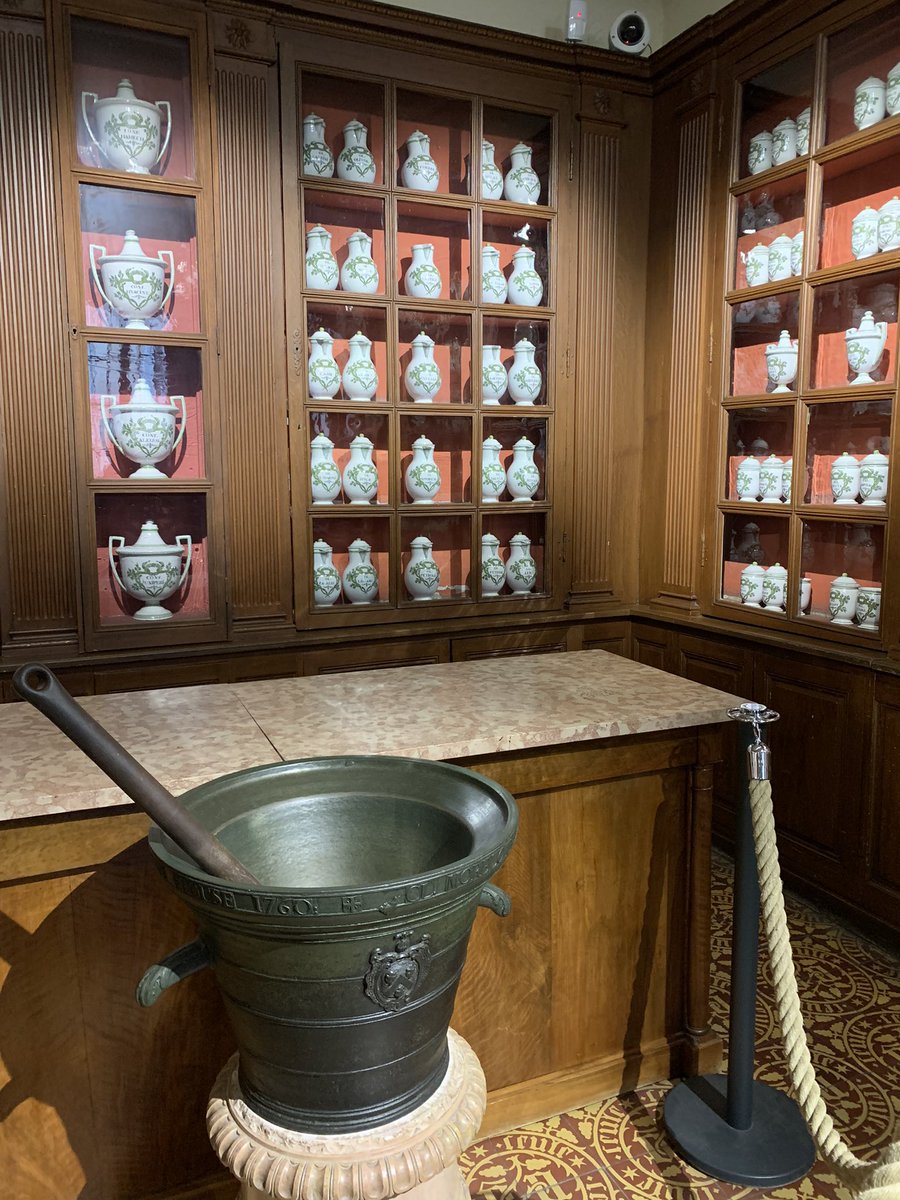 DawnInspire's tweet photo. Excellente #visiteguidee Il était une fois au @hospicescivils de #Beaune, ses salles de malades 17e, la salle des hommes financée par #Louis14, son laboratoire 🥼 et sa fameuse #apothicairerie du 19e siècle. #patrimoinehospitalier #hoteldieu #pharmacie #cotedor #musee https://t.co/lbuxT62o2H
