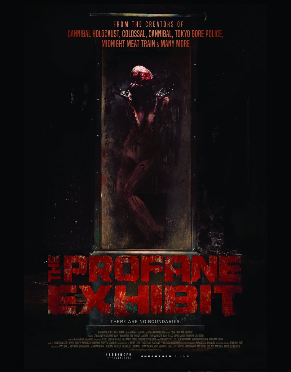 AHITHFF's tweet image. TONIGHT December 11th, at 9 pm, The Profane Exhibit will close out the screenings at the 4 Star. This extreme horror anthology from infamous directors all over the globe spent 13 years in production Hell, and was believed to be lost for some time..."
TIX AHITH.COM