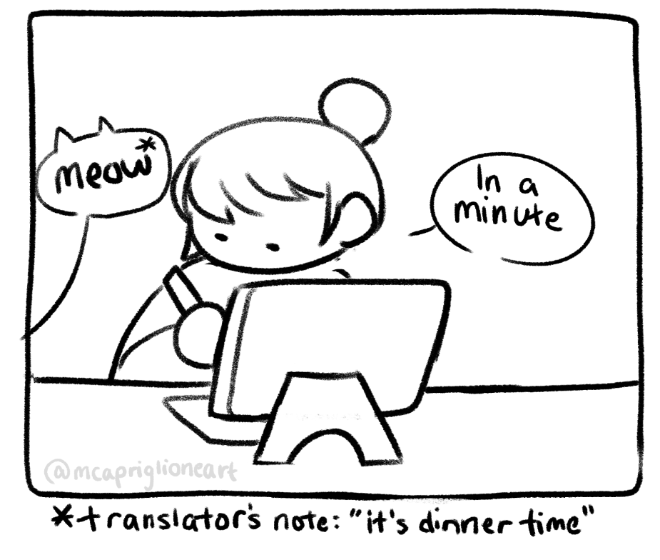 it's dinner time 
