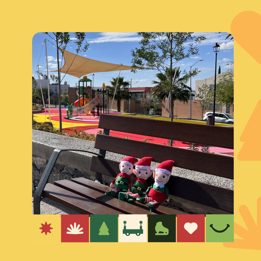 La familia de elfos está completa disfrutando de un lindo domingo en el recién rehabilitado parque Campestre
Italiana, ¿y tú ya lo visitaste? 🌳 🛝
