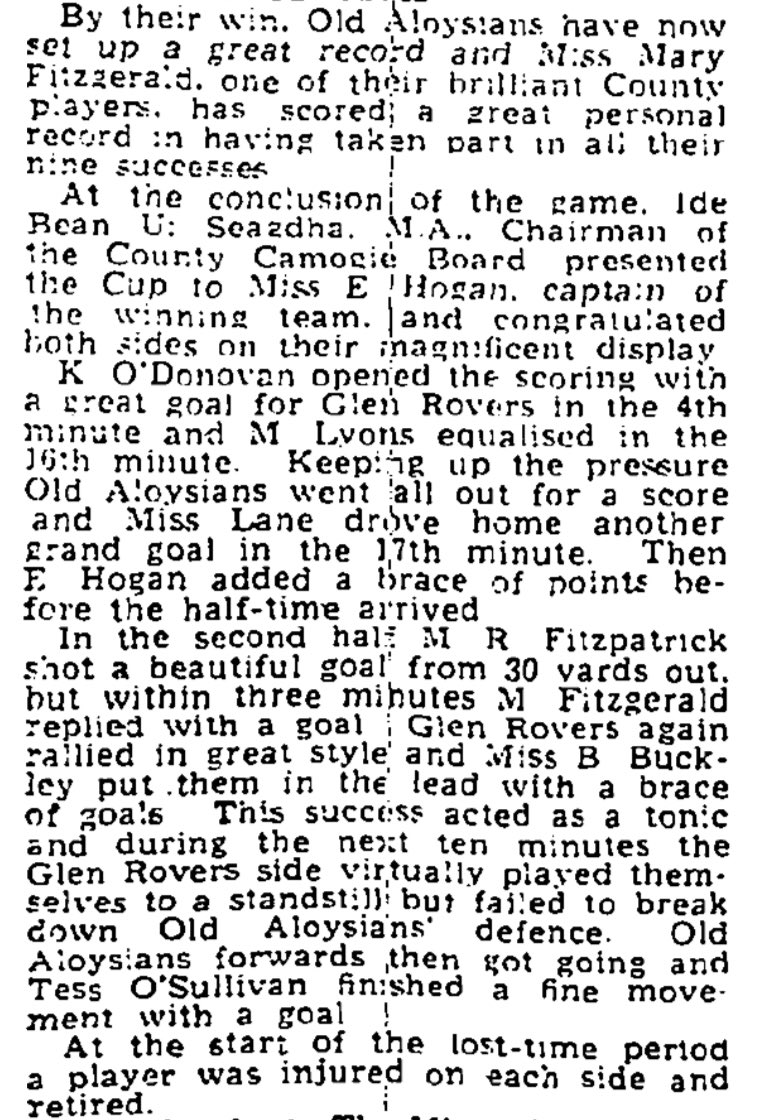 Cork Hurling History 🔴⚪️ on Twitter "The Old Aloysians won their ninth
